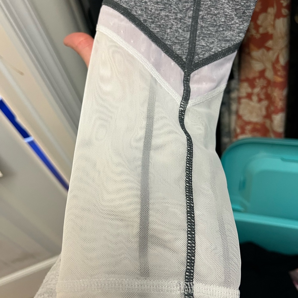 Gray and White Leggings - Picture 2 of 6